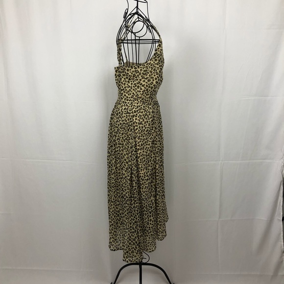 Abercrombie & Fitch spaghetti Strap chetah dress S - Picture 6 of 7